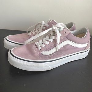 Old Skool Vans purple suede